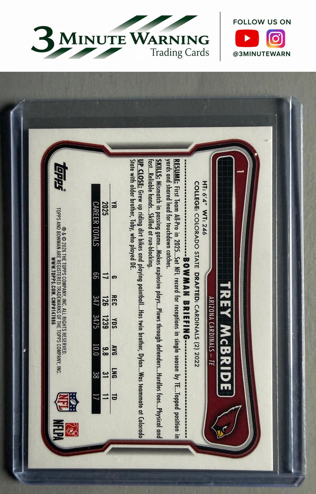 2026 Bowman Football #89 George Kittle