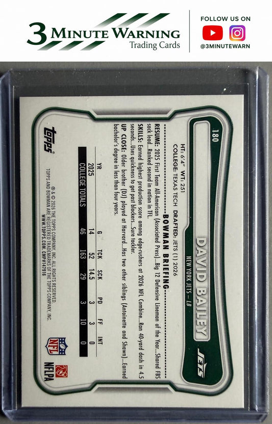 2026 Bowman Football #1 Trey McBride