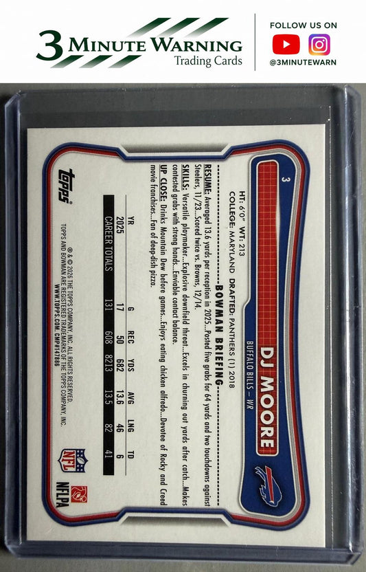 2026 Bowman #3 DJ Moore