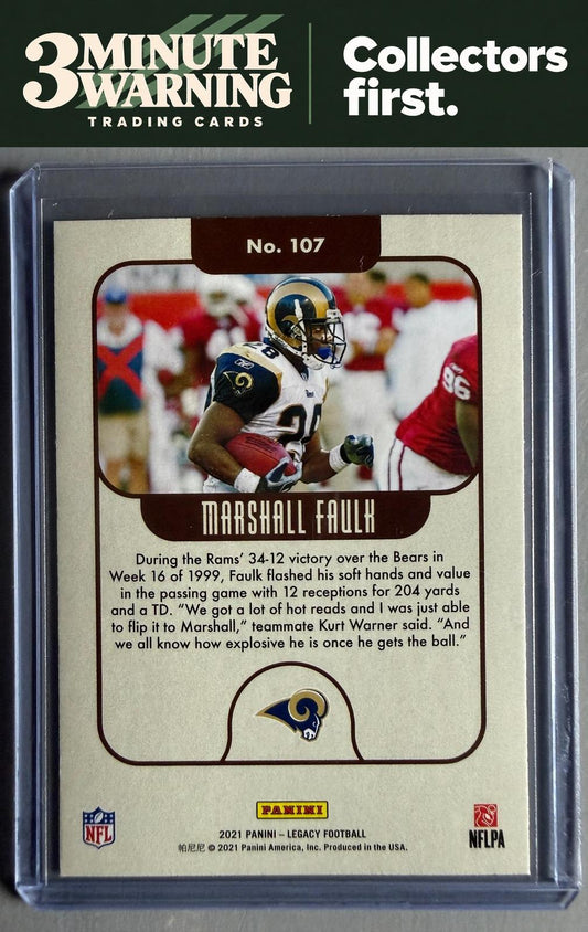 2021 Panini Legacy #107 Marshall Faulk