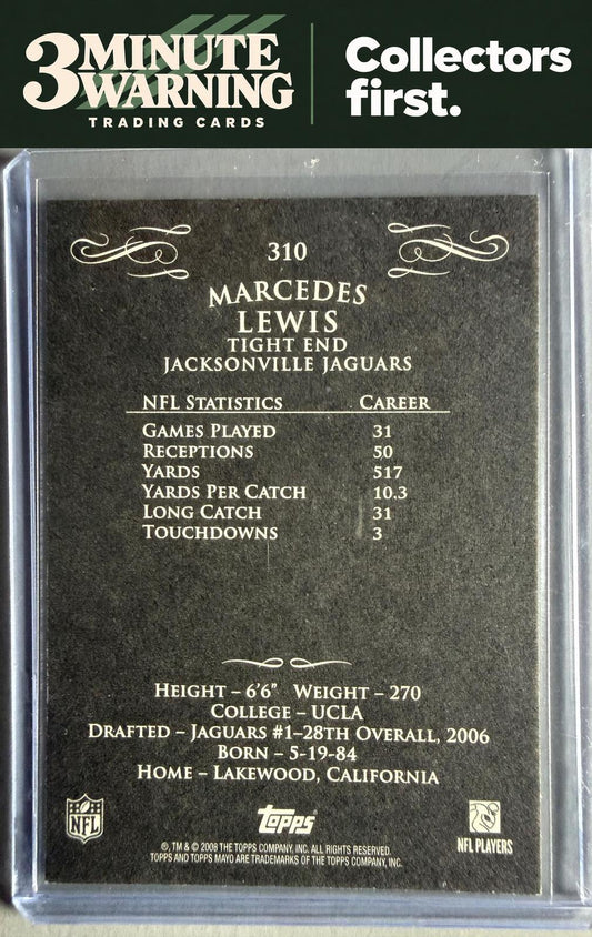 2008 Topps Mayo #310 Marcedes Lewis