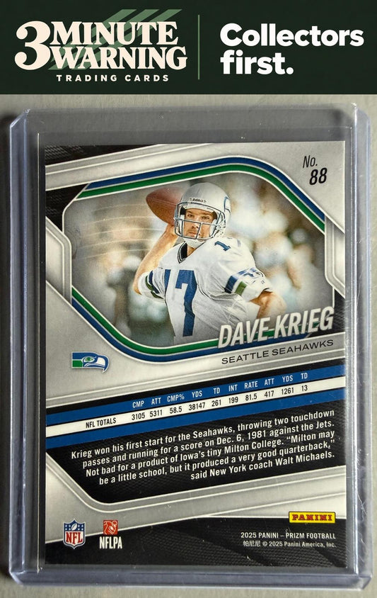 2025 Panini Prizm #88 Dave Krieg