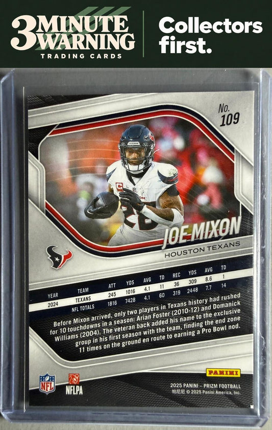 2025 Panini Prizm #109 Joe Mixon