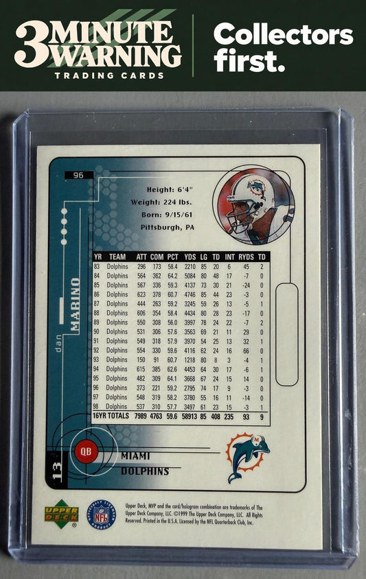 1999 Upper Deck MVP #96 Dan Marino