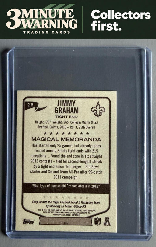 2013 Topps Magic #26 Jimmy Graham Mini