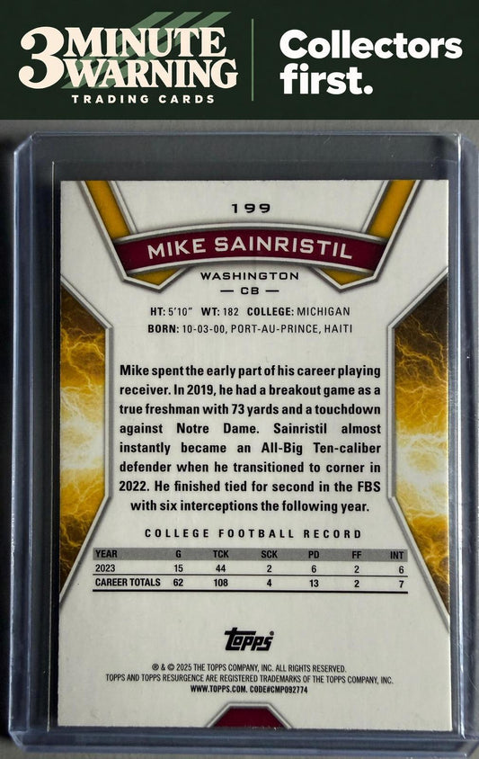 2024 Topps Resurgence #199 Mike Sainristil