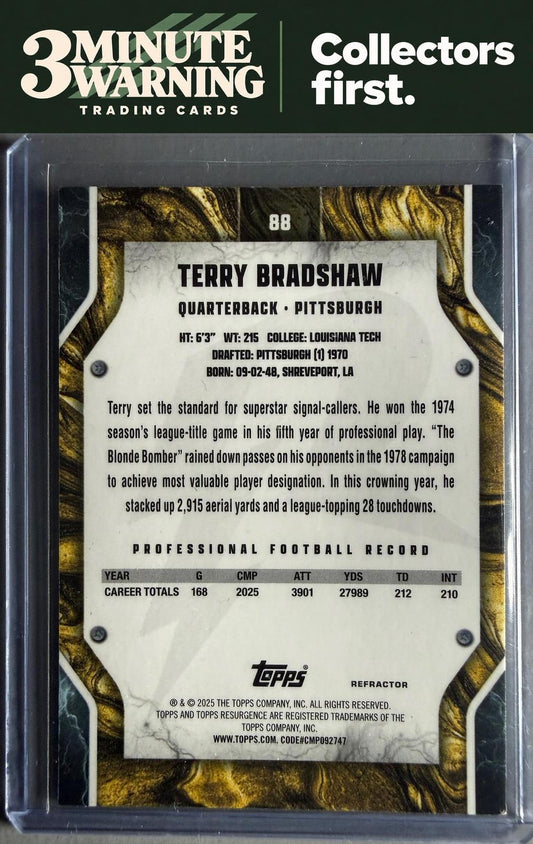2024 Topps Resurgence #88 Terry Bradshaw Refractor