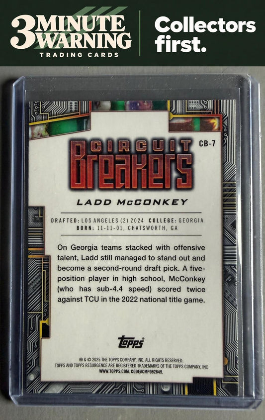 2024 Topps Resurgence #CB-7 Ladd McConkey Circuit Breakers