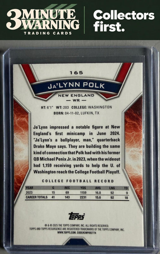 2024 Topps Resurgence #165 Ja'Lynn Polk