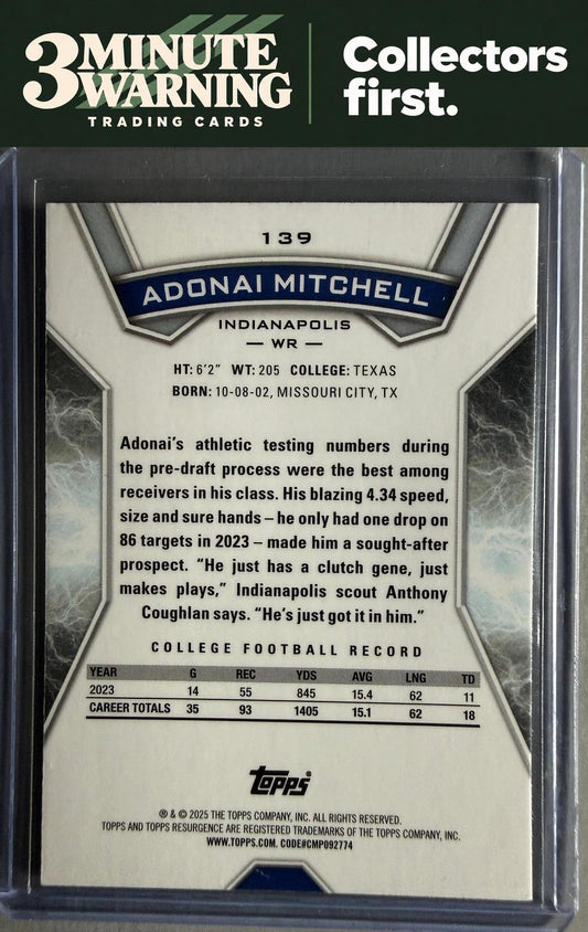 2024 Topps Resurgence #139 Adonai Mitchell