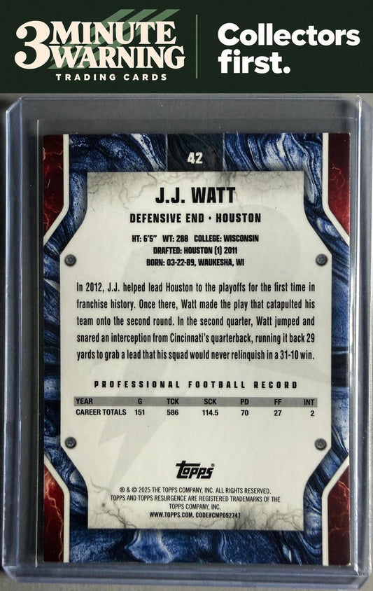 2024 Topps Resurgence #42 J.J. Watt