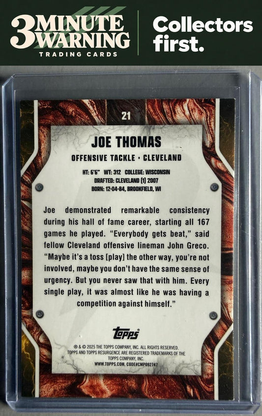 2024 Topps Resurgence #21 Joe Thomas