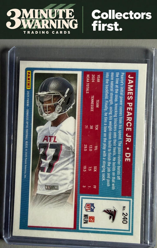 2025 Donruss Optic #240 James Pearce Jr.