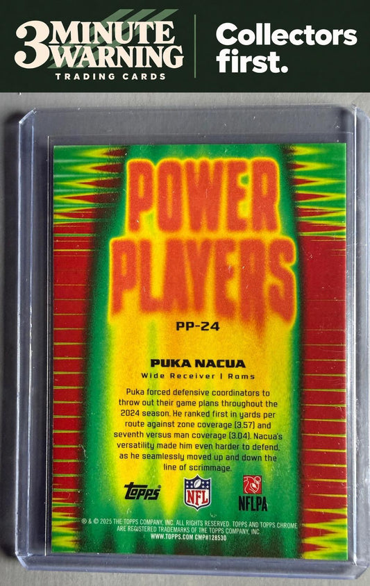 2025 Topps Chrome #PP-24 Puka Nacua Power Players