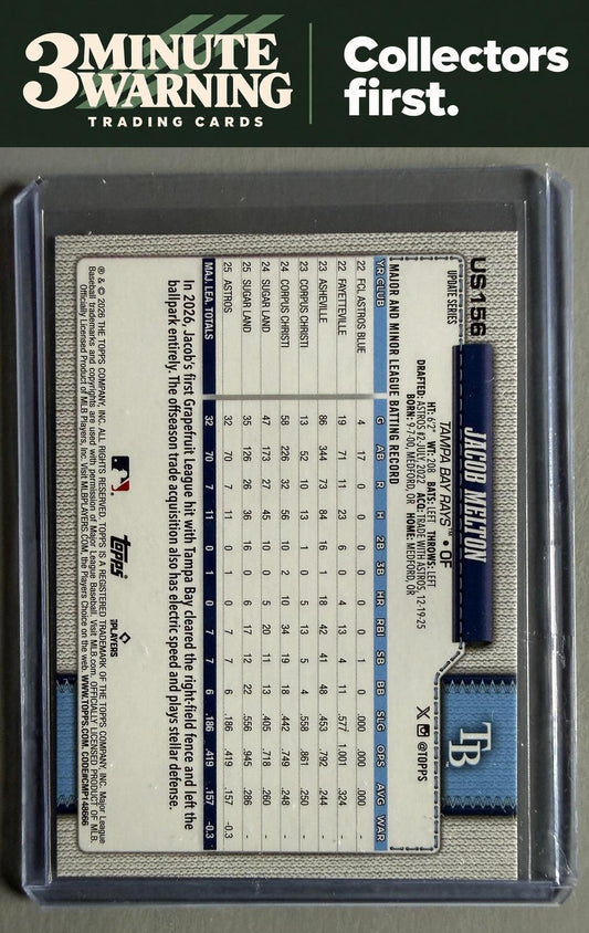2026 Topps Update #US156 Jacob Melton