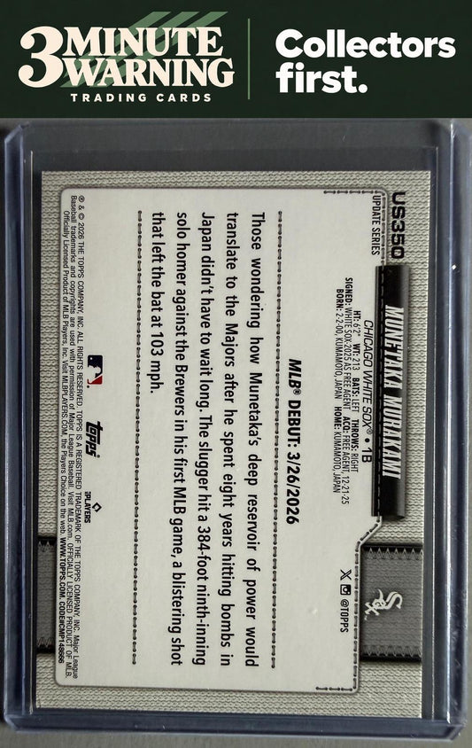2026 Topps Update #US350 Munetaka Murakami