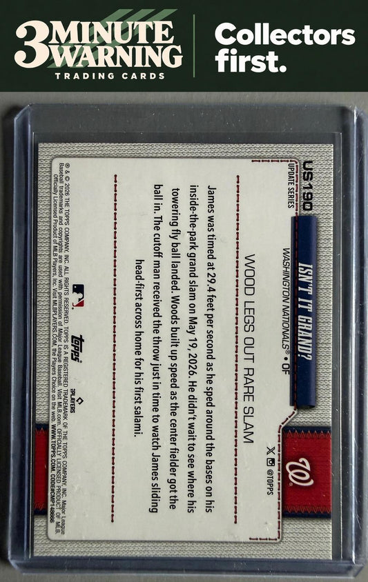 2026 Topps Update #US190 Isn’t it Grand?