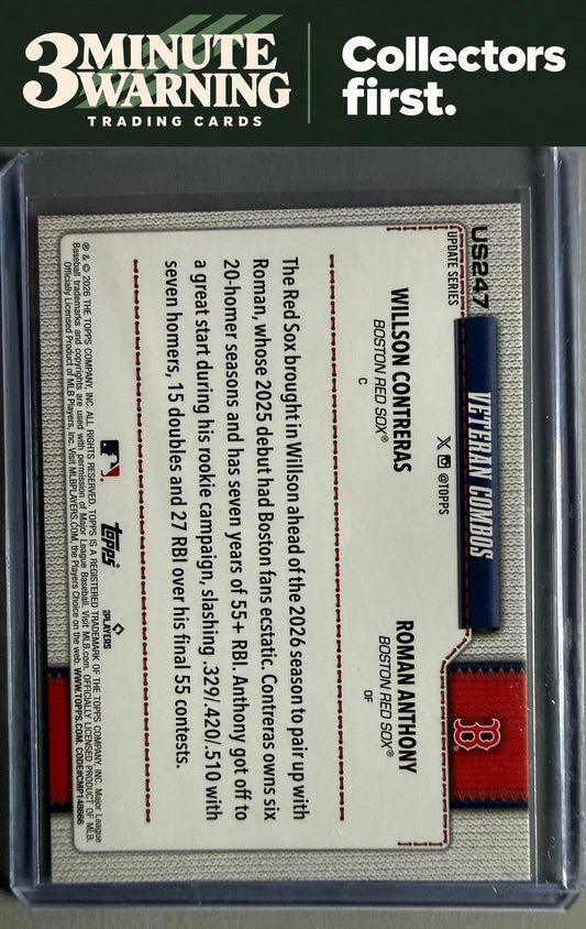 2026 Topps Update #US247 Boston Beauts