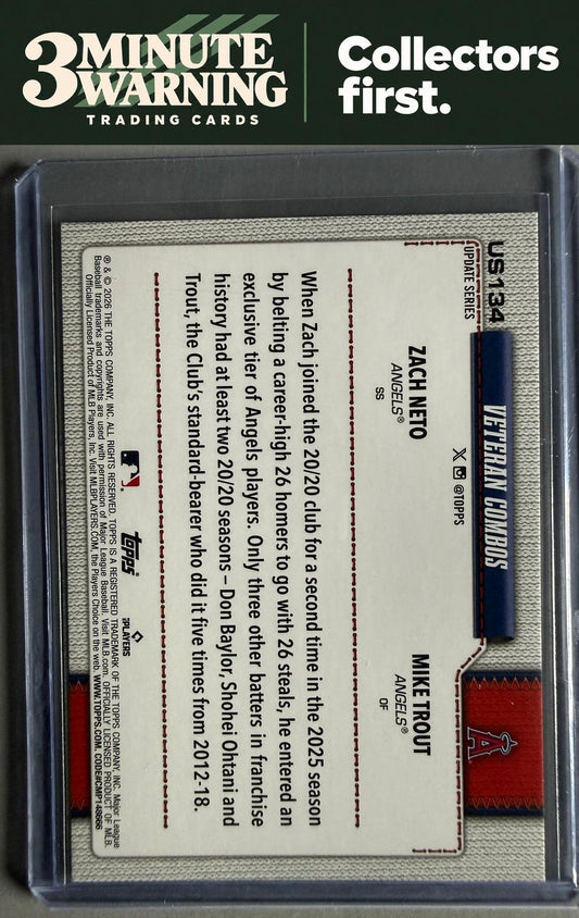 2026 Topps Update #US134 20/20 Vision