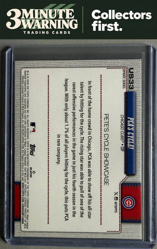 2026 Topps Update #US33 PCA's Cycle
