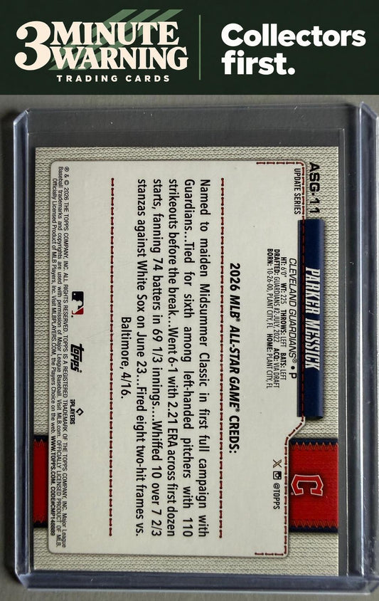 2026 Topps Update #ASG-11 Parker Messick 2026 All-Star Game Rainbow Foil