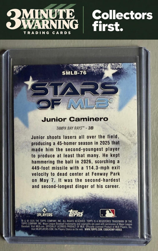 2026 Topps Update #SMLB-76 Junior Caminero Stars of MLB