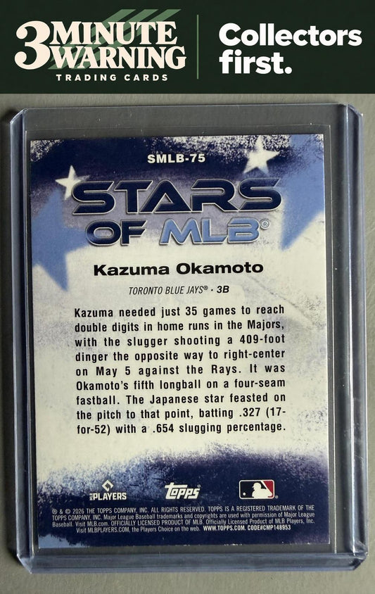 2026 Topps Update #SMLB-75 Kazuma Okamoto Stars of MLB
