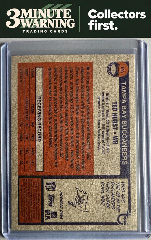 2026 Topps Heritage #100 Ted Hurst Dark Green Border