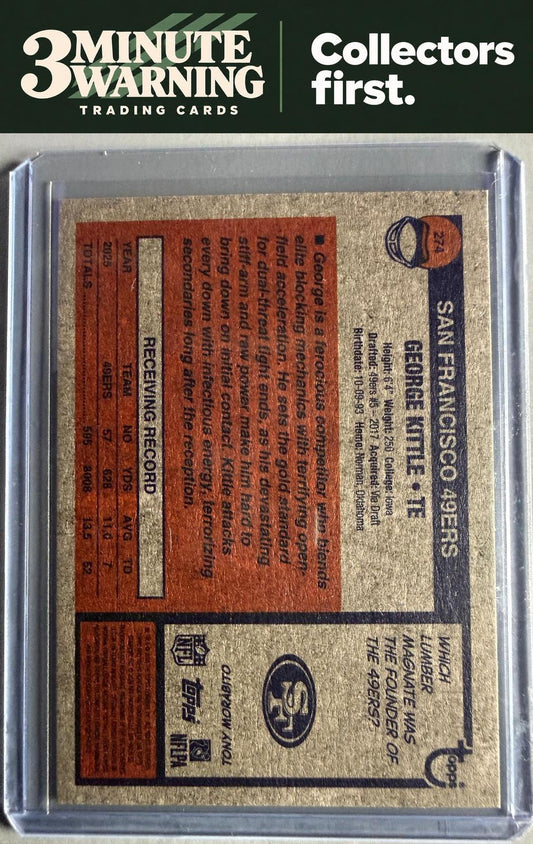 2026 Topps Heritage #274 George Kittle