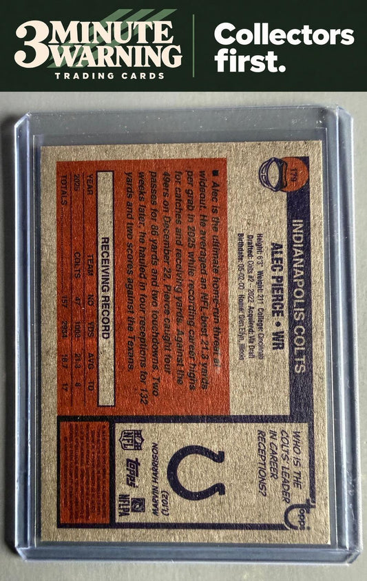 2026 Topps Heritage #179 Alec Pierce