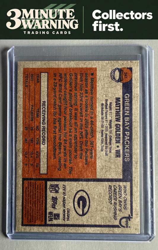 2026 Topps Heritage #247 Matthew Golden