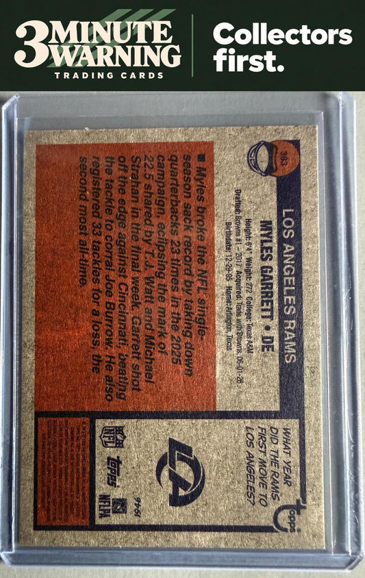 2026 Topps Heritage #383 Myles Garrett