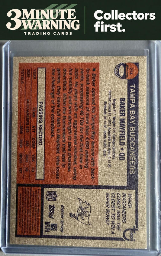 2026 Topps Heritage #214 Baker Mayfield
