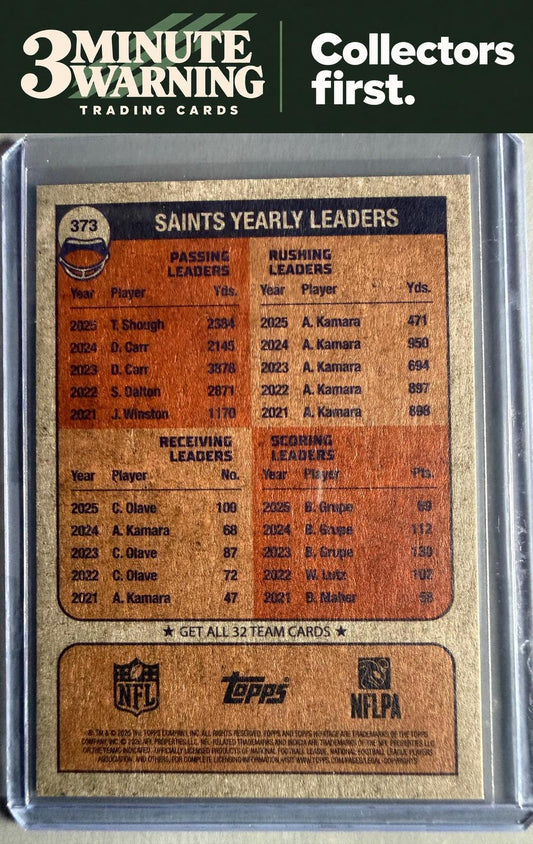 2026 Topps Heritage #373 New Orleans Saints