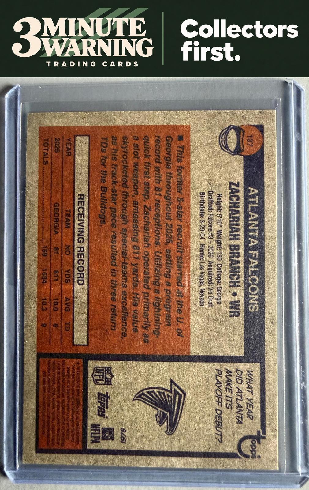2026 Topps Heritage #137 Zachariah Branch Dark Green Border