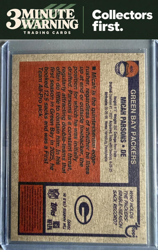 2026 Topps Heritage #400 Micah Parsons
