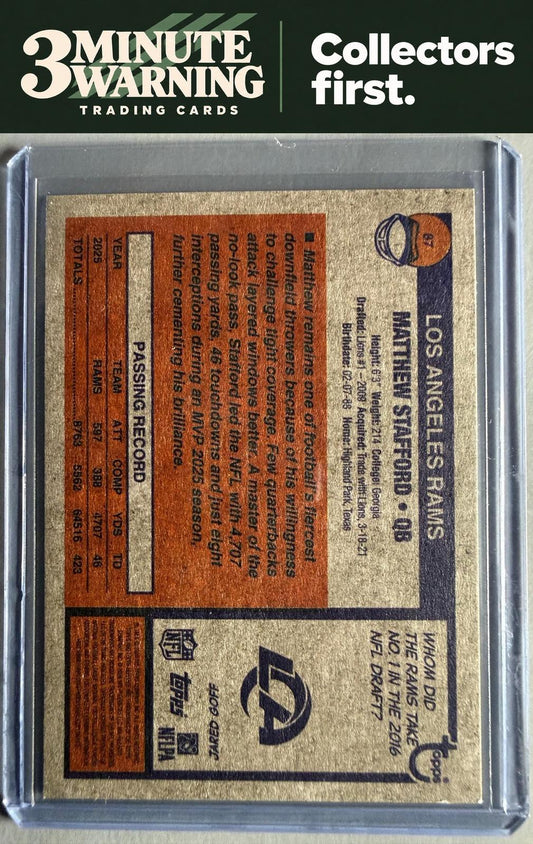 2026 Topps Heritage #87 Matthew Stafford