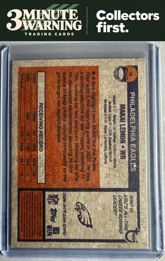 2026 Topps Heritage #18 Makai Lemon