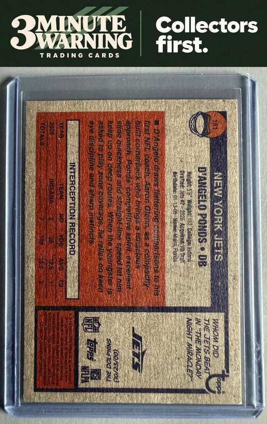 2026 Topps Heritage #151 D'Angelo Ponds
