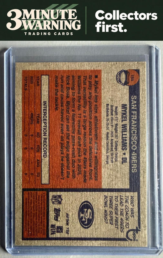 2026 Topps Heritage #159 Mykel Williams Chrome