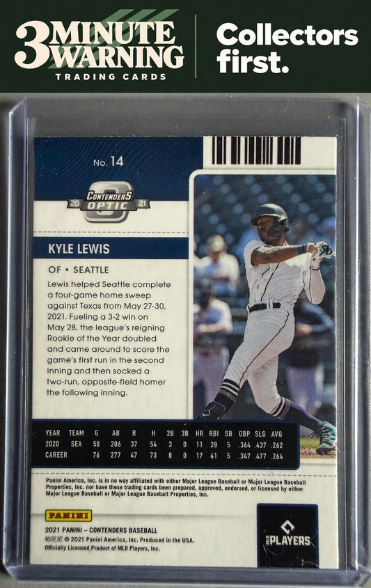 2021 Panini Contenders #14 Kyle Lewis Optic