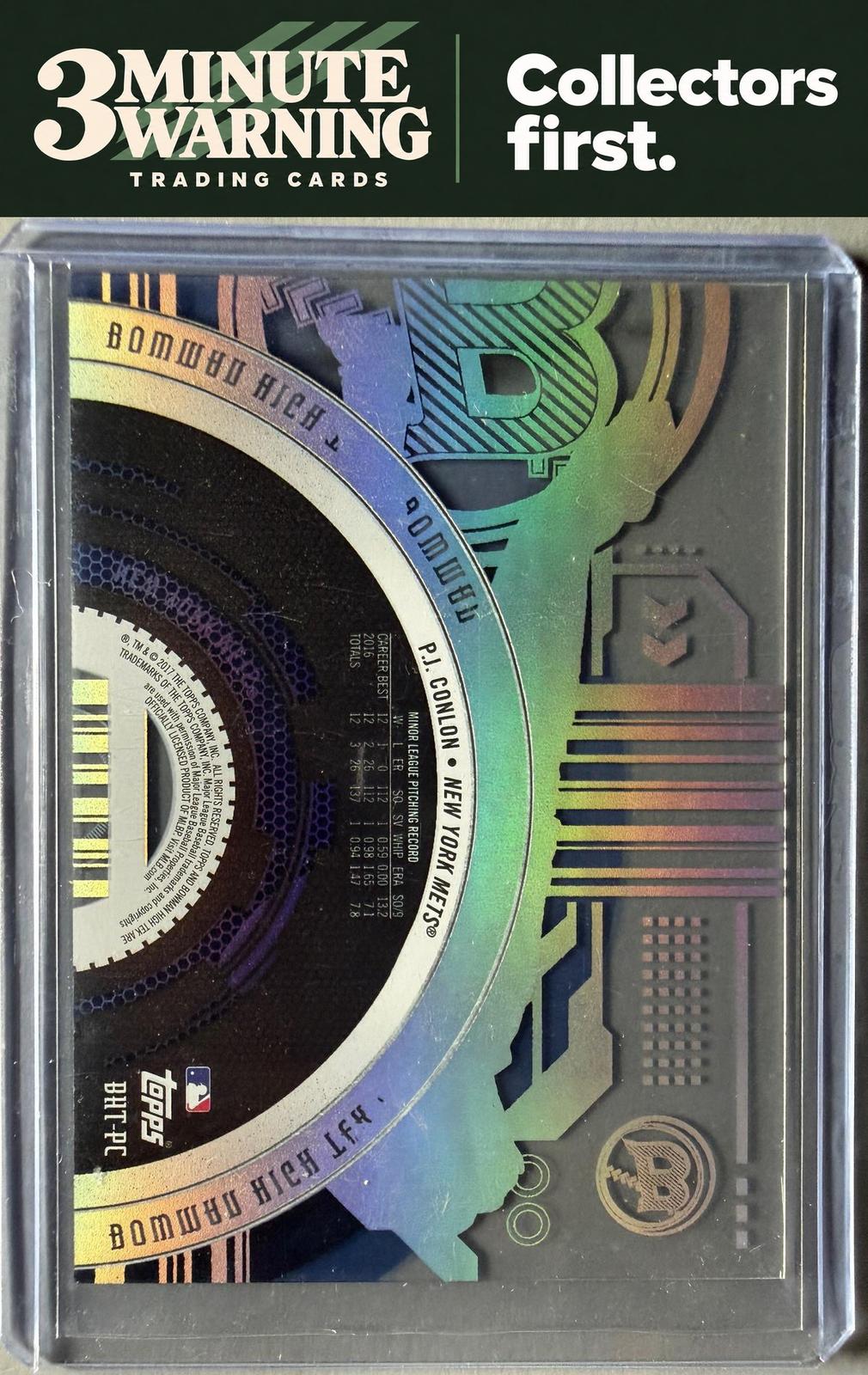 2017 Bowman High Tek #BHT-PC P.J. Conlon
