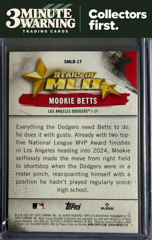 2025 Topps #SMLB-17 Mookie Betts Stars of MLB
