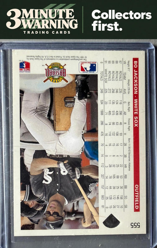 1992 Upper Deck #555 Bo Jackson