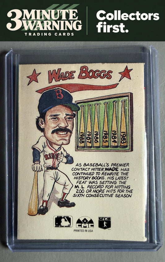 1990 Collect-A-Books #26 Wade Boggs