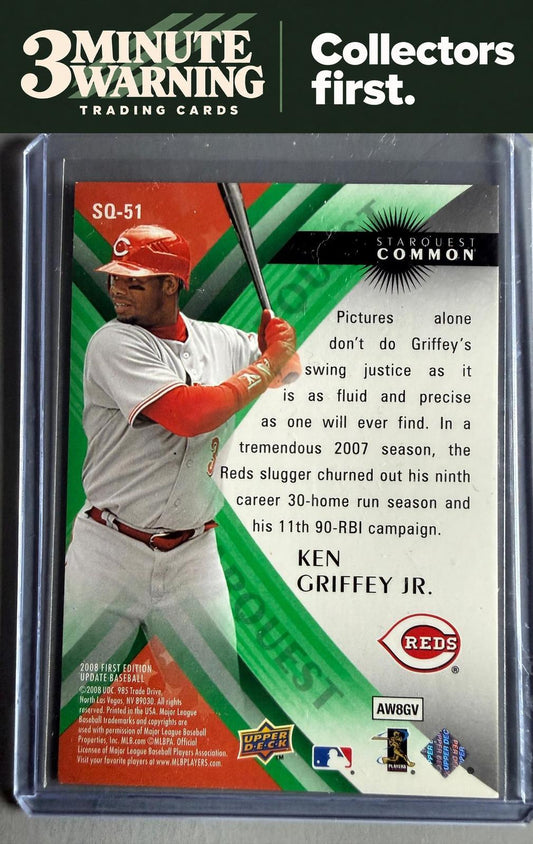2008 Upper Deck First Edition #SQ-51 Ken Griffey Jr. StarQuest Green Common