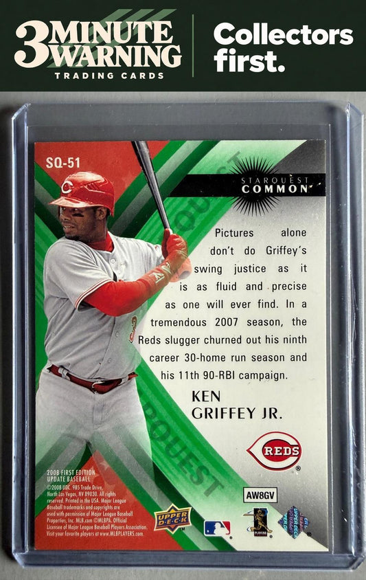 2008 Upper Deck First Edition #SQ-51 Ken Griffey Jr. StarQuest Green Common