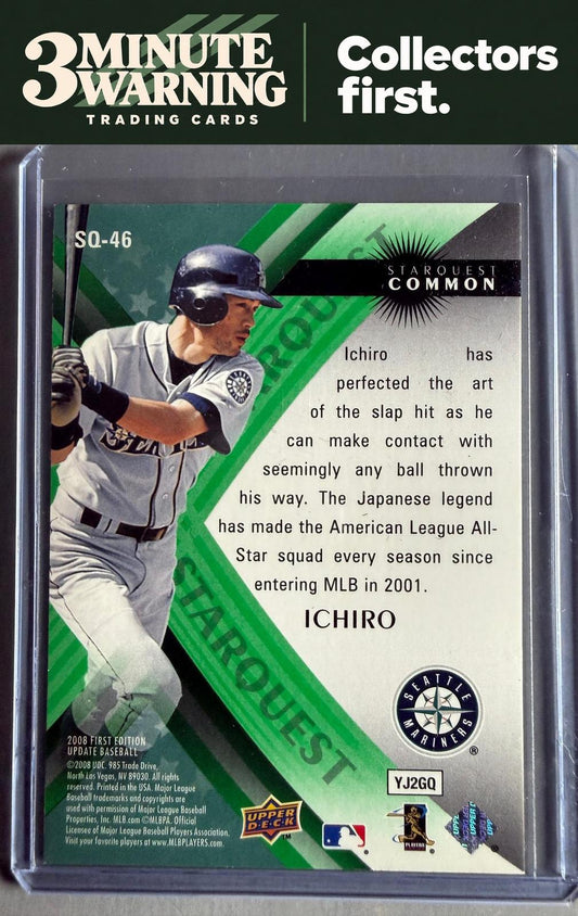 2008 Upper Deck First Edition #SQ-46 Ichiro StarQuest Green Common