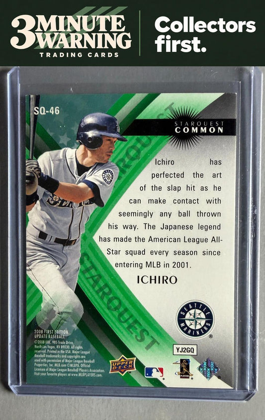 2008 Upper Deck First Edition #SQ-46 Ichiro StarQuest Green Common