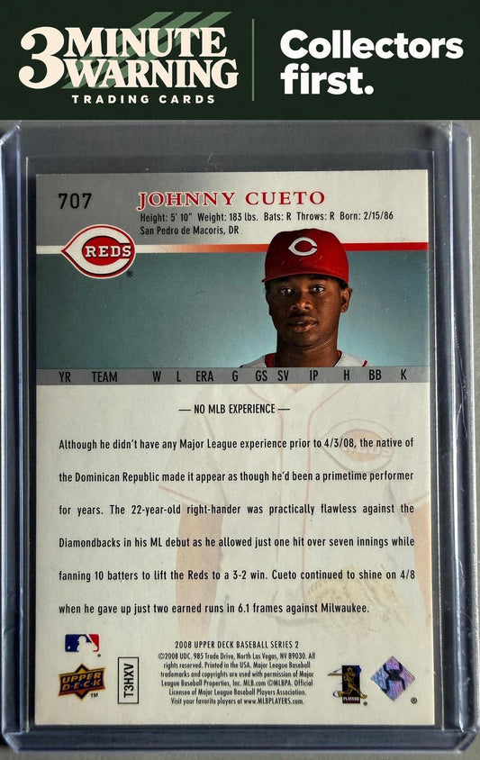 2008 Upper Deck First Edition #340 Johnny Cueto